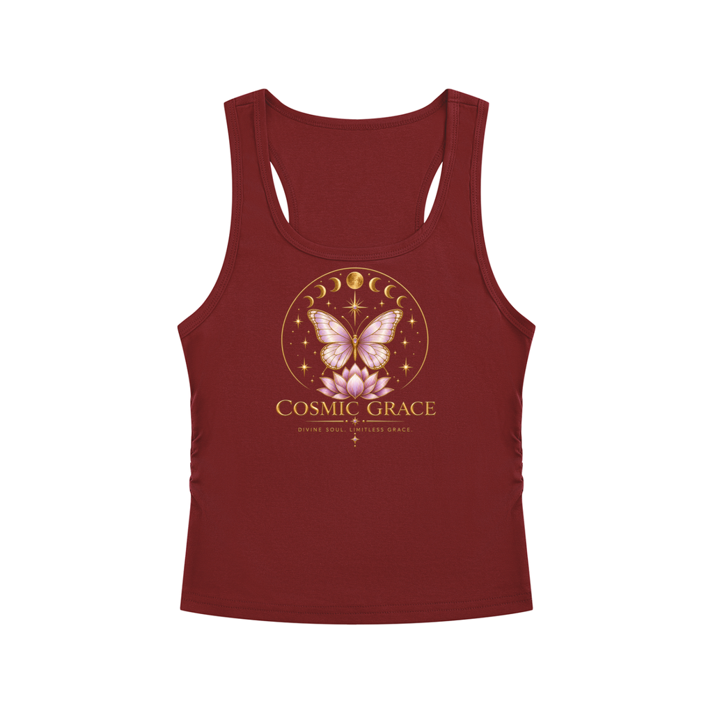 "Divine Soul" - Ruched Tank Top
