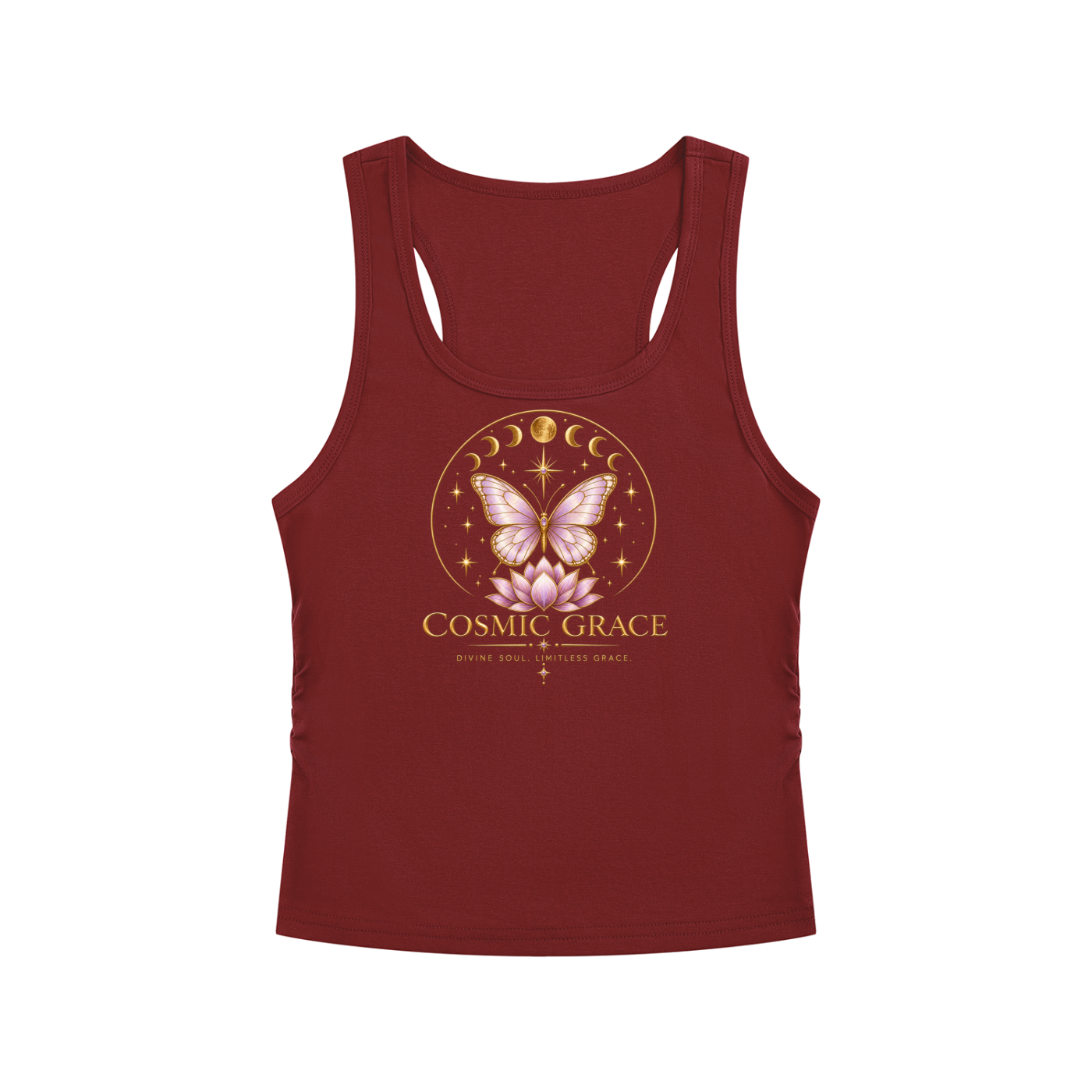 "Divine Soul" - Ruched Tank Top