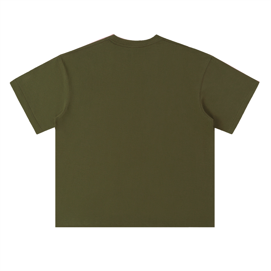 “Believe” Shoulder Cotton T-Shirt