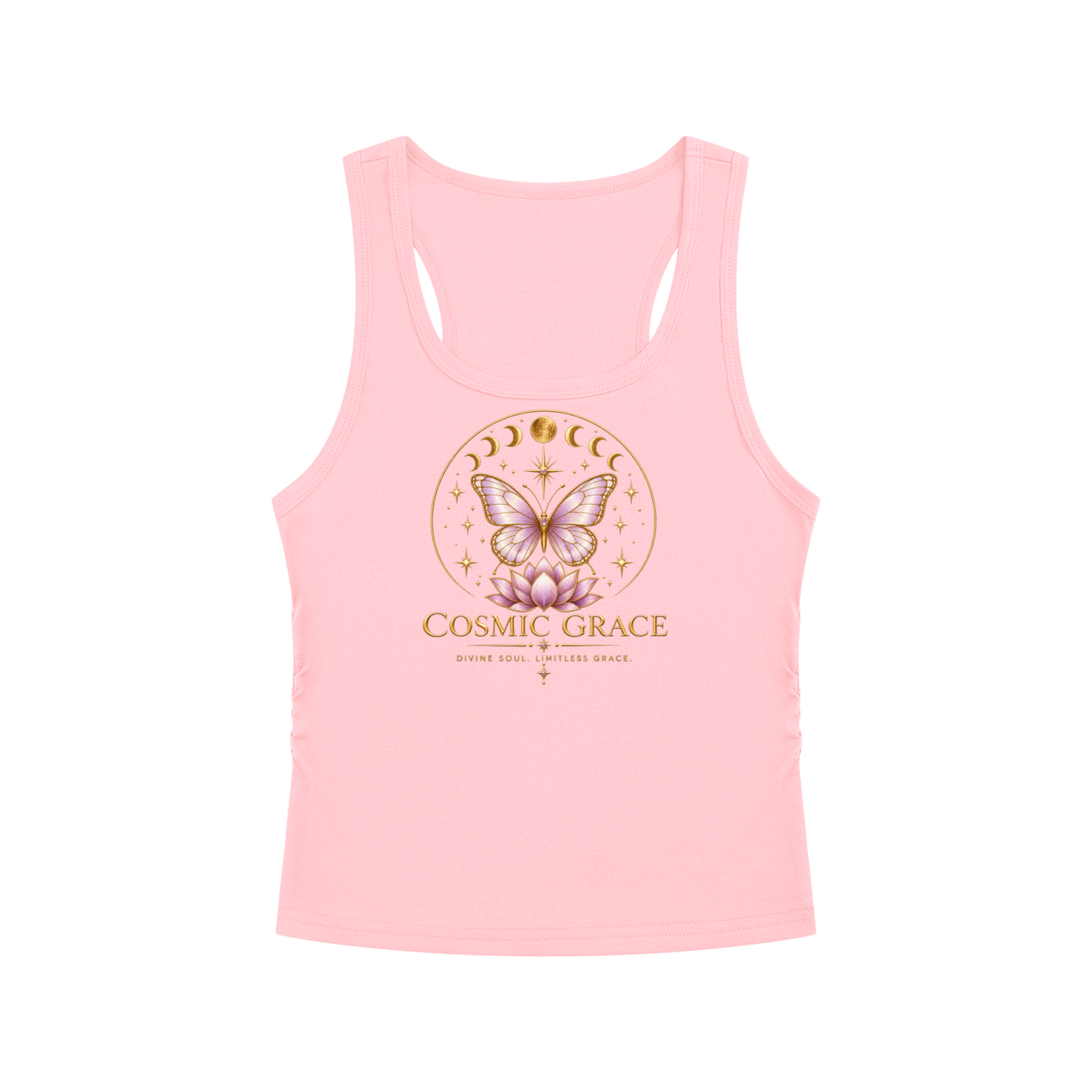 "Divine Soul" - Ruched Tank Top