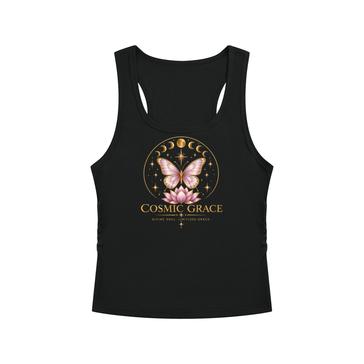 "Divine Soul" - Ruched Tank Top