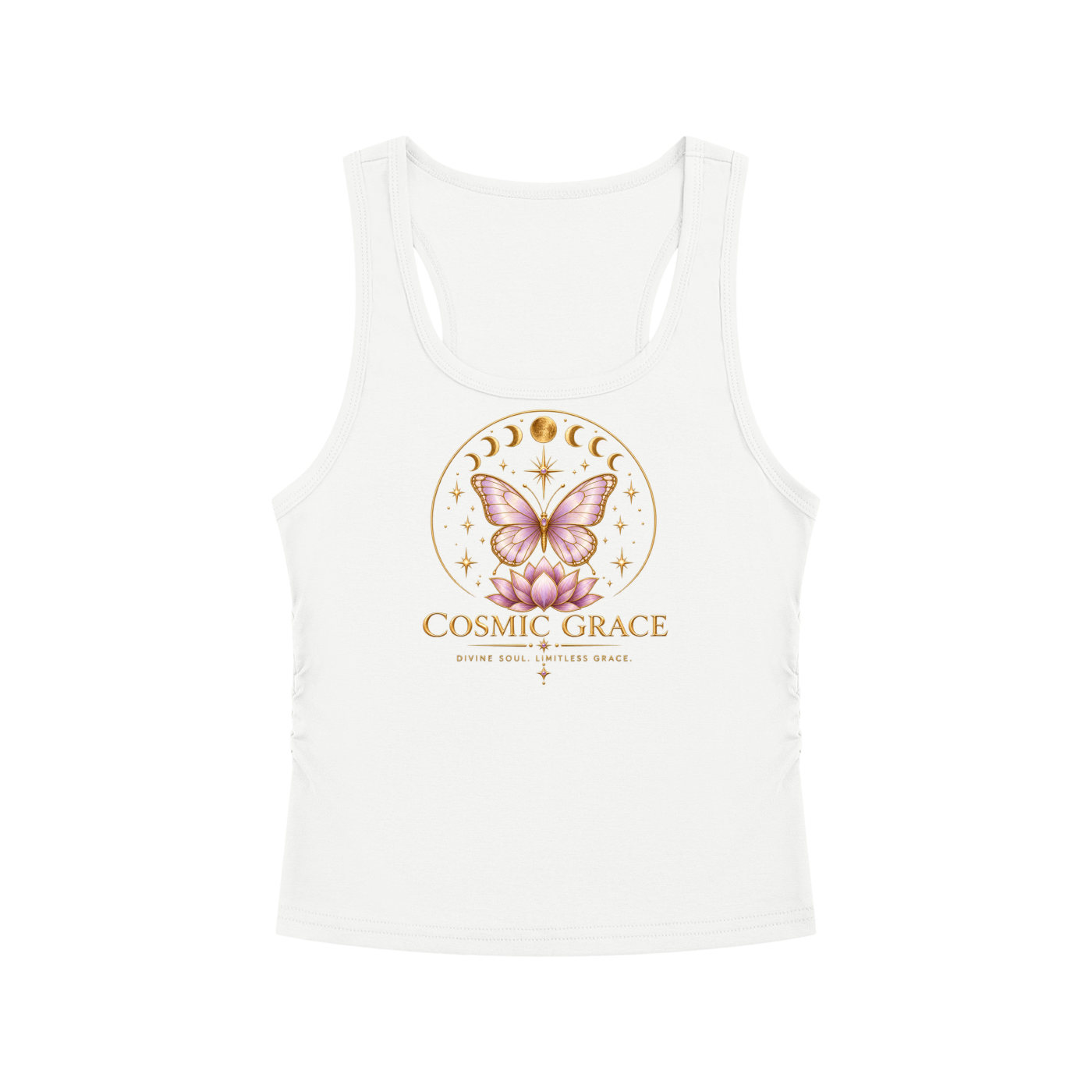 "Divine Soul" - Ruched Tank Top