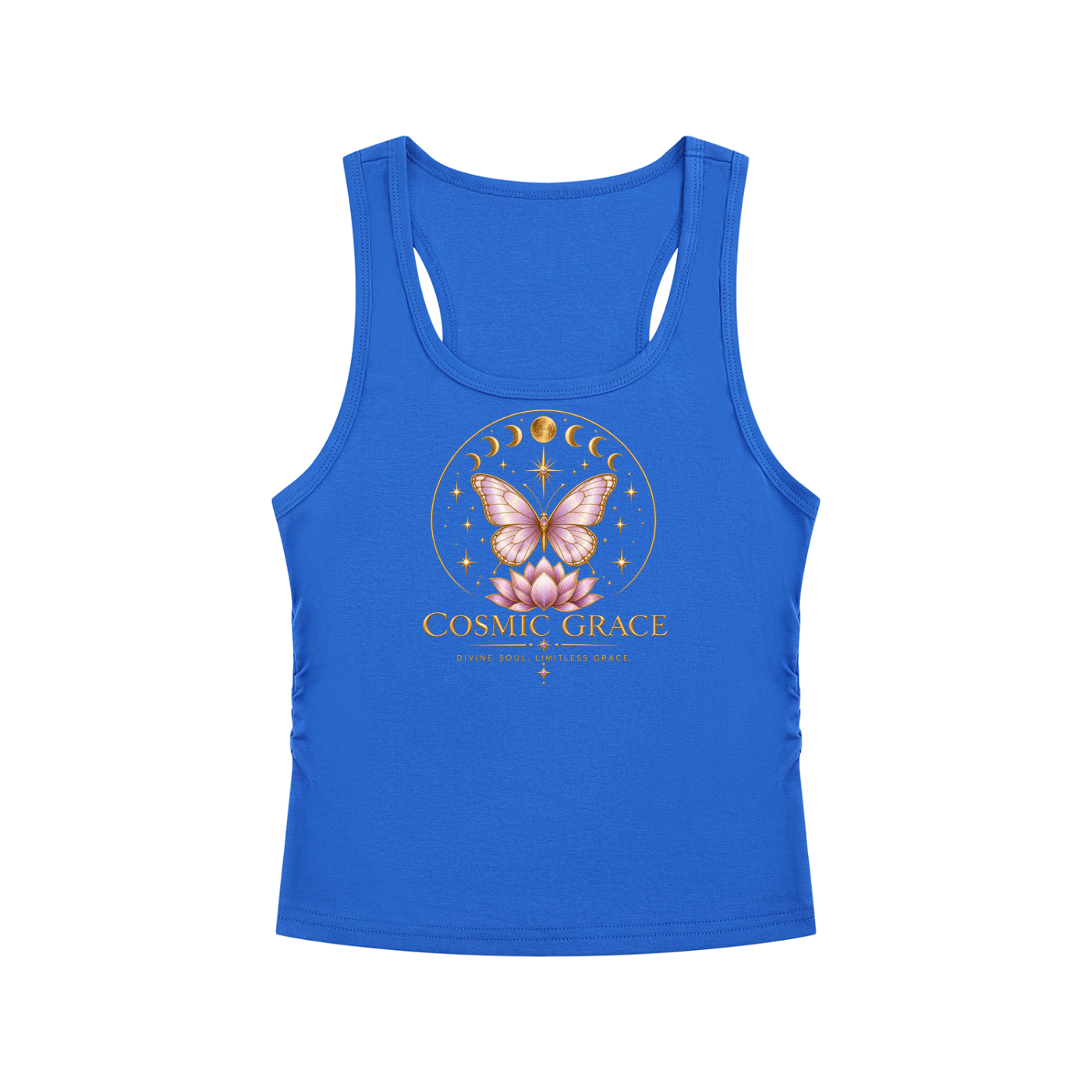 "Divine Soul" - Ruched Tank Top