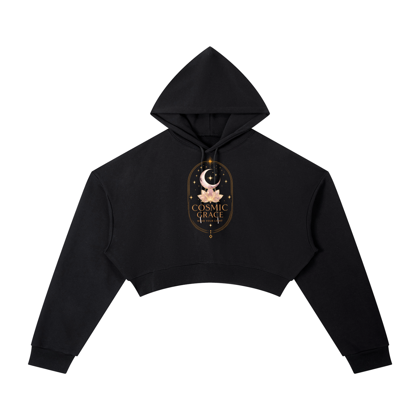 "Wear Your Light" Cropped Hoodie
